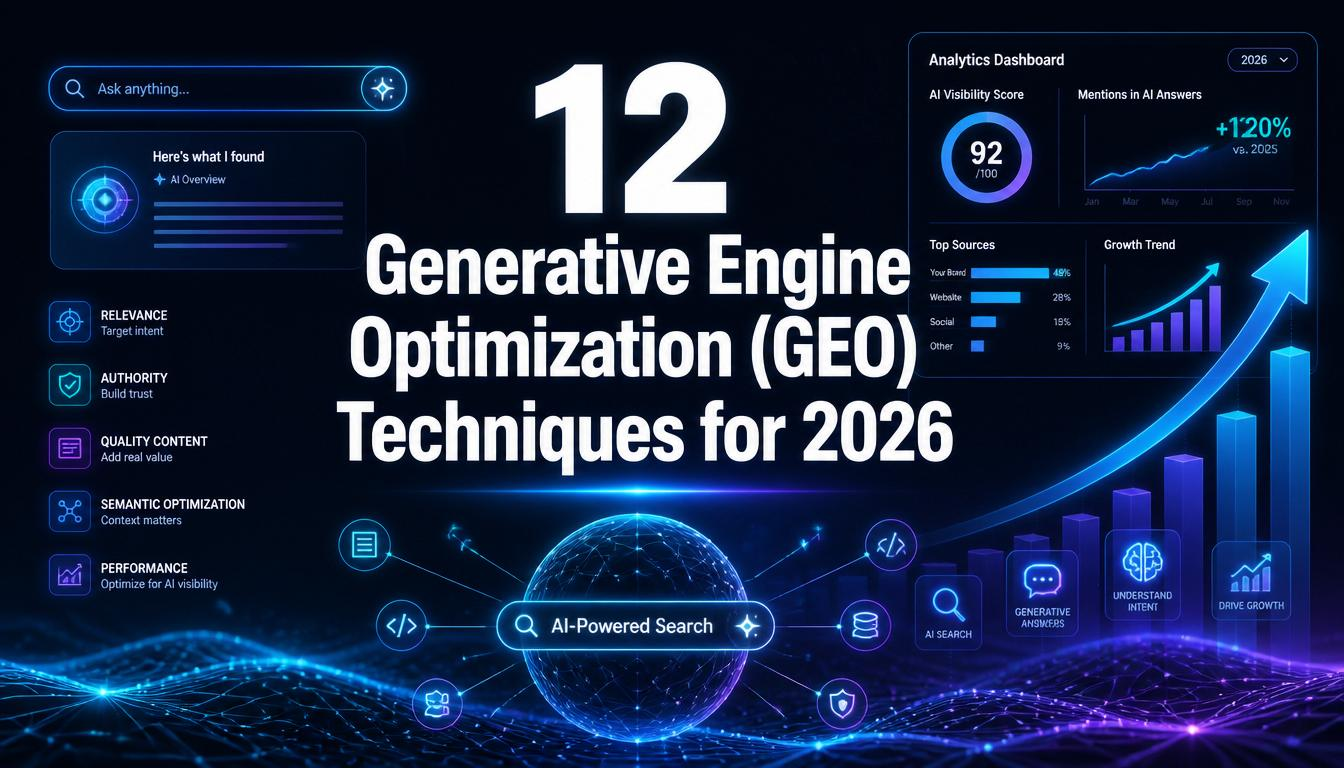 Generative Engine Optimization Techniques